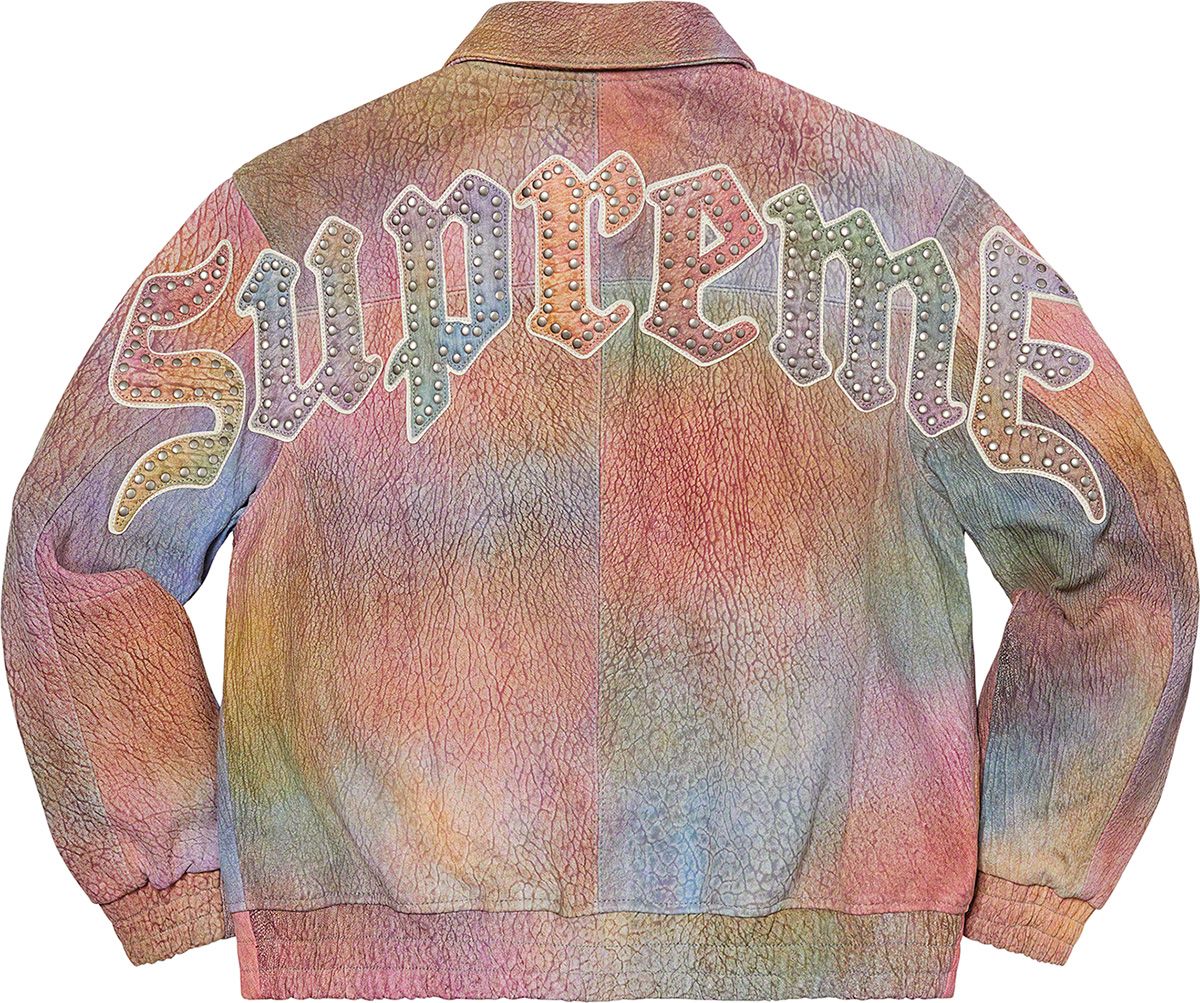 Pebbled Leather Varsity Jacket - Fall/Winter 2021 Preview – Supreme