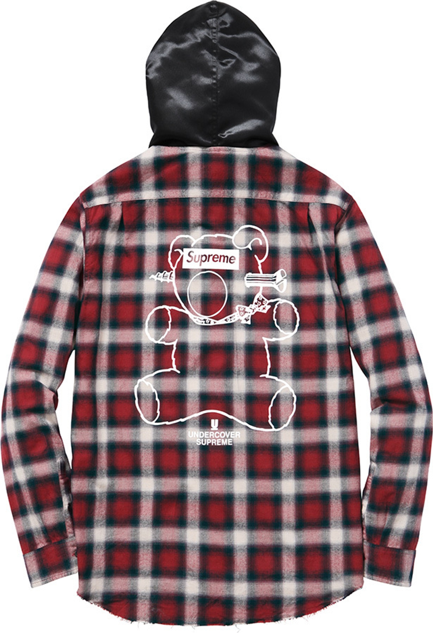 Satin Hooded Flannel Shirt (16/31)