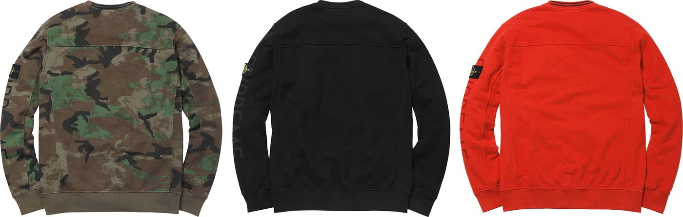 Crewneck Sweatshirt 
Twill snap closure hand pockets<br>
Made by Stone Island (28/36)