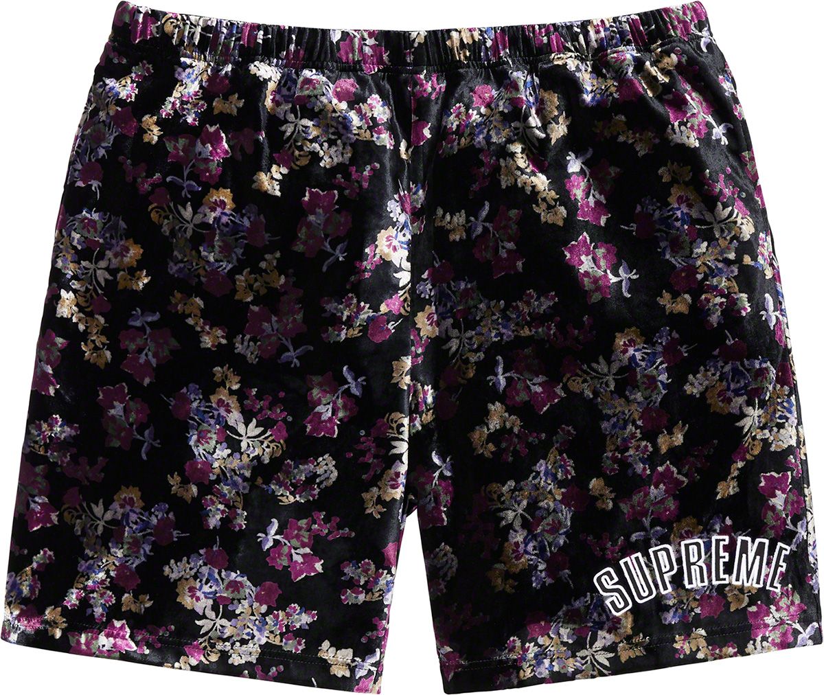 Floral Velour Short - Fall/Winter 2019 Preview – Supreme