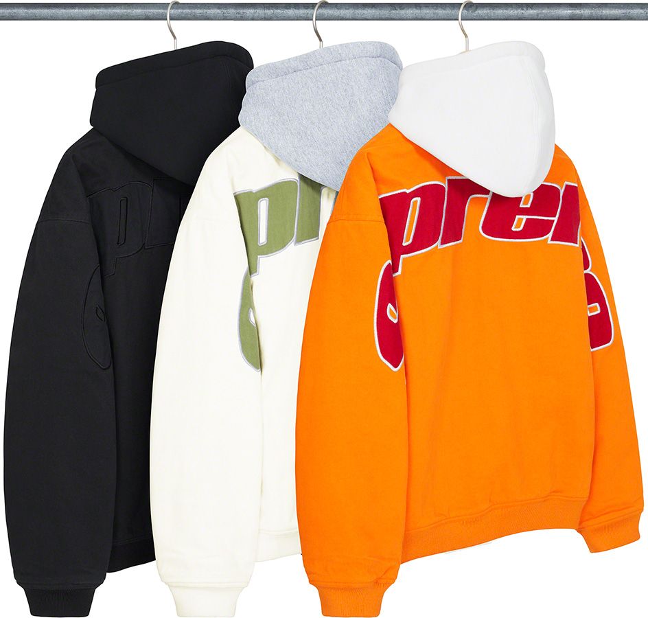 Hooded Twill Varsity Jacket - Spring/Summer 2022 Preview – Supreme