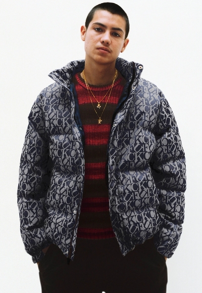 Fuck Jacquard Puffy Jacket, Ombre Stripe Sweater, Warm Up Pant image 42