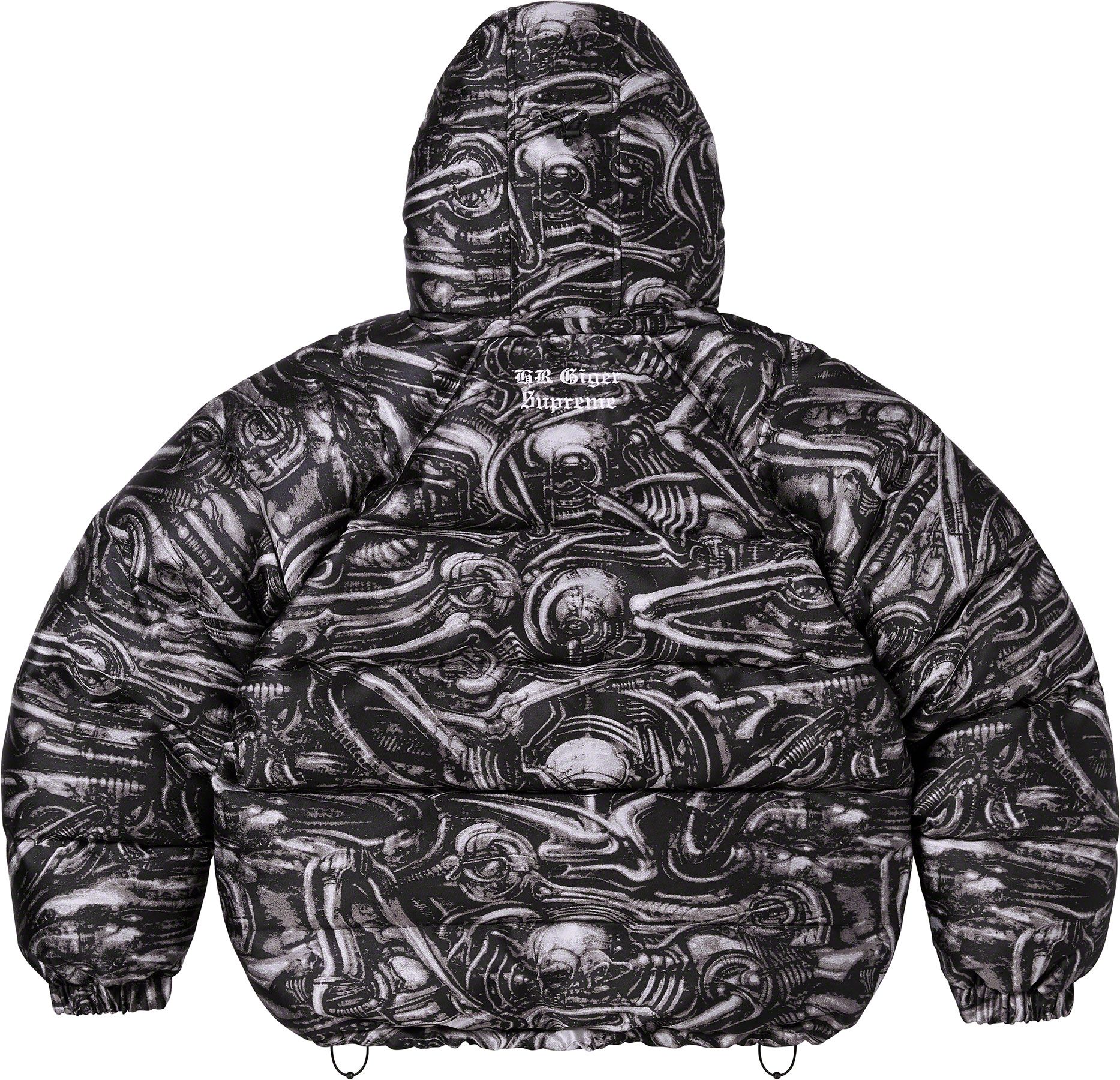 H.R. Giger Jacquard Down Puffer Jacket - Fall/Winter 2023 Preview