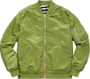 Contrast Stitch Reversible MA-1 Jacket