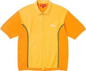 Piping Zip Up Polo