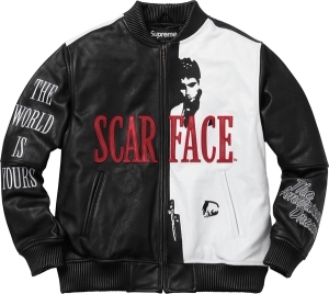 Scarface™ Embroidered Leather Jacket