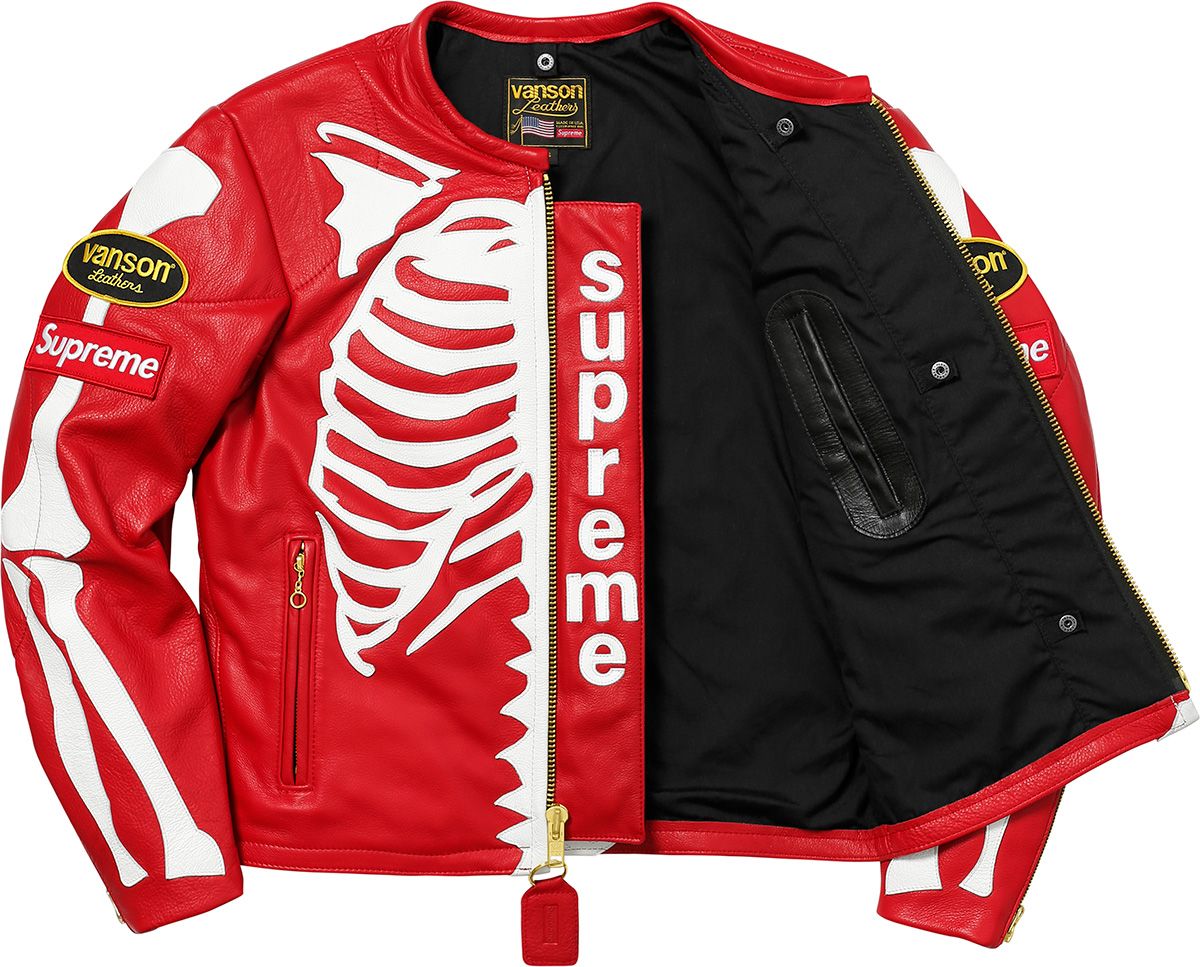 Vanson & FG Skeleton Leather Jacket – Askannyc