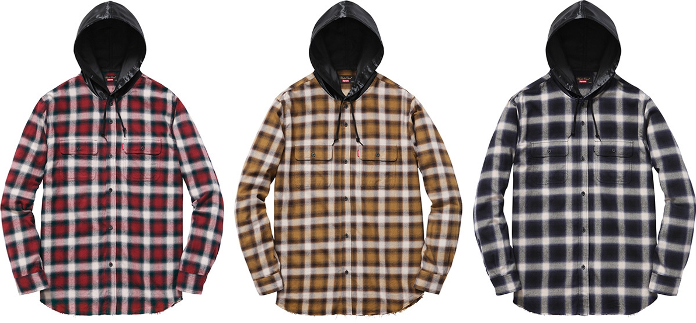 Satin Hooded Flannel Shirt (17/31)