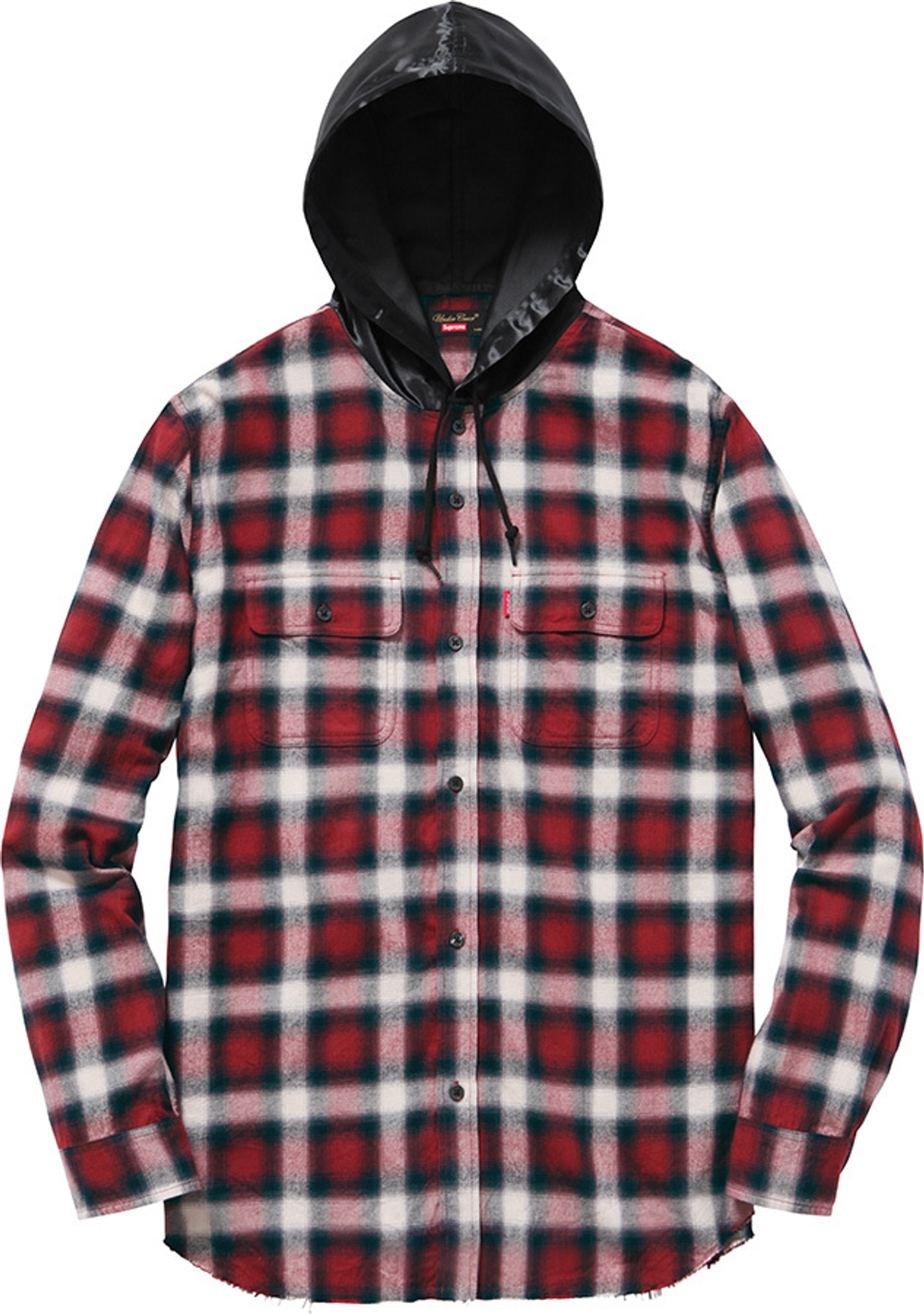 Satin Hooded Flannel Shirt (15/31)