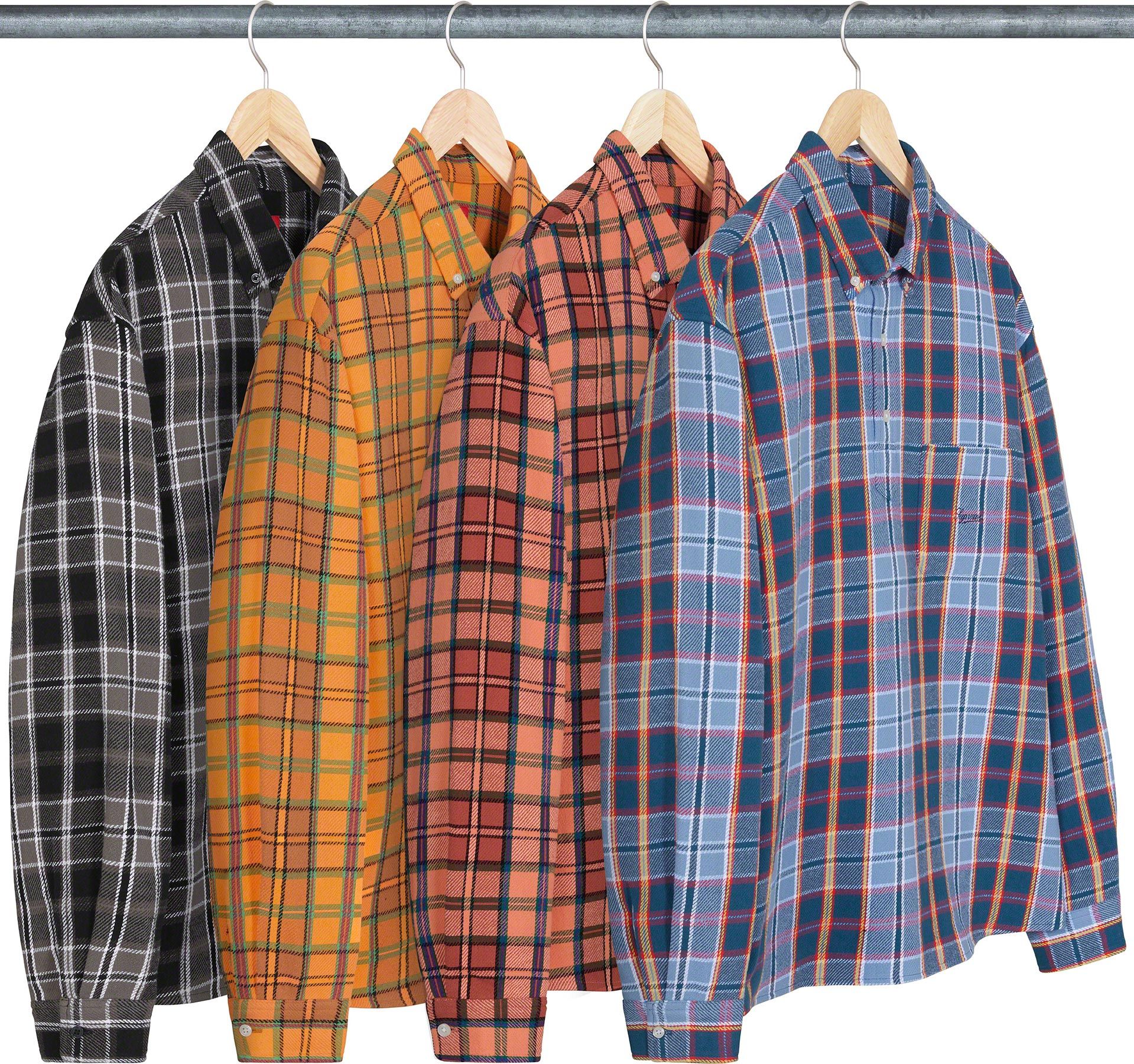 Shadow Plaid Flannel Shirt - Spring/Summer 2023 Preview – Supreme