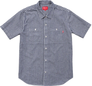 Stripe Denim S/S Shirt
