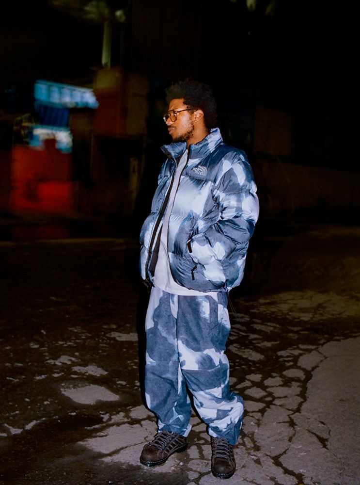 Supreme / The North Face Bleached Denim-