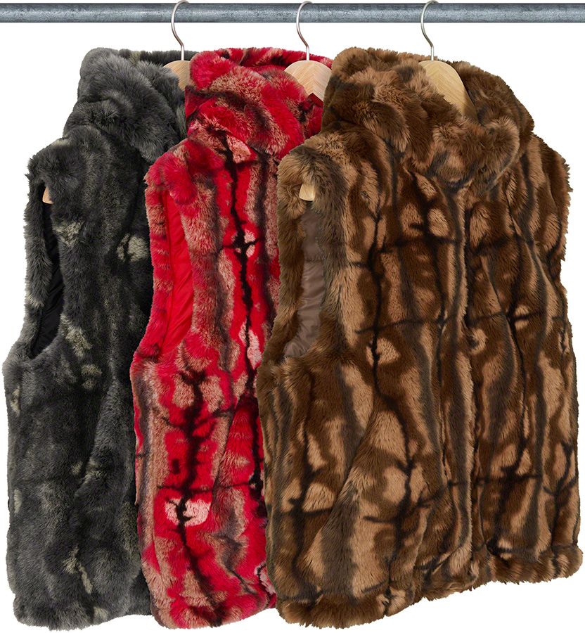 Faux Fur Hooded Vest - Fall/Winter 2021 Preview – Supreme