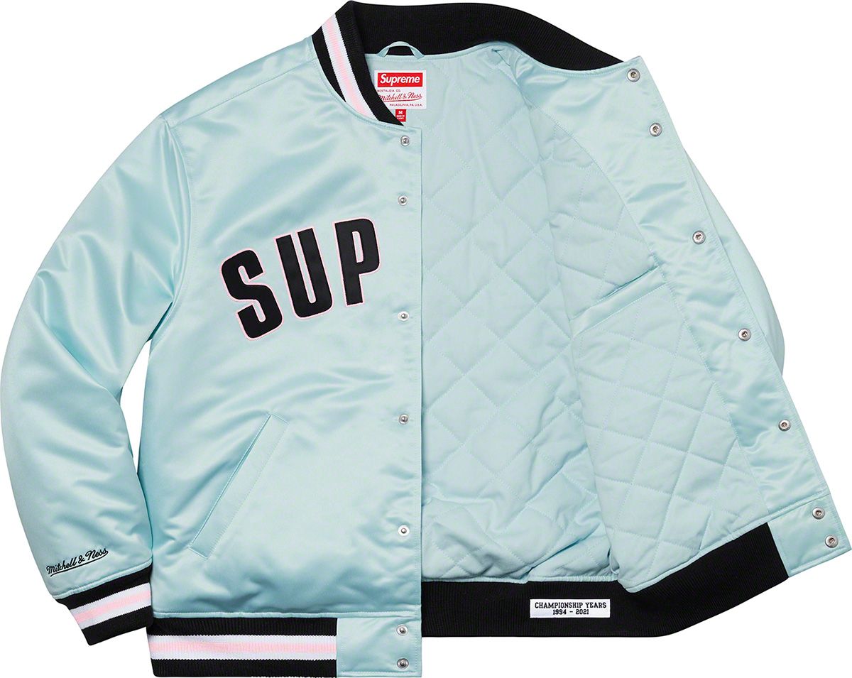 Supreme®/Mitchell & Ness® Satin Varsity Jacket - Spring/Summer