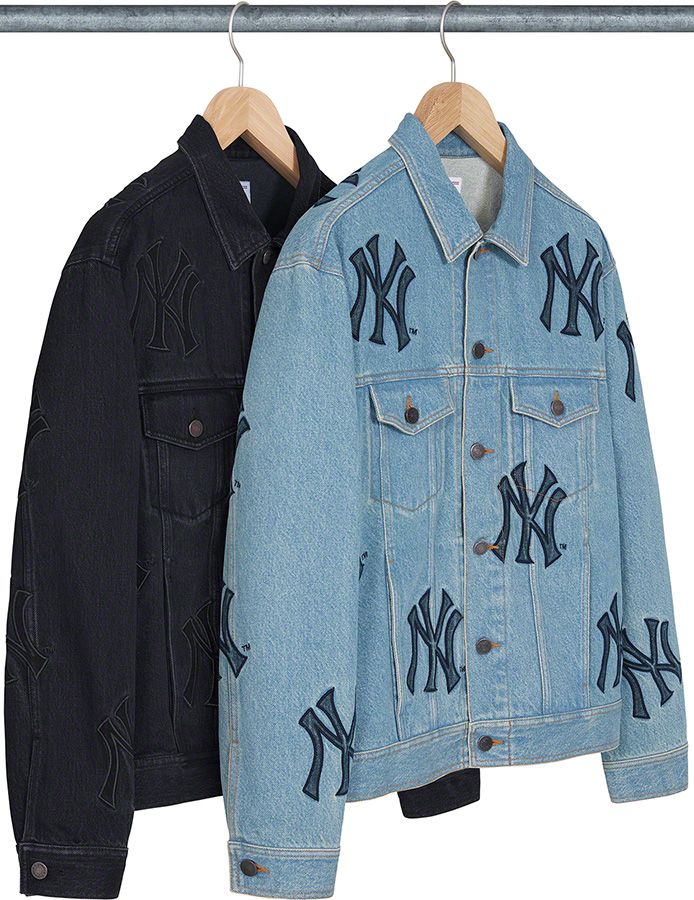 Supreme®/New York Yankees™ Denim Trucker Jacket - Fall/Winter 2021