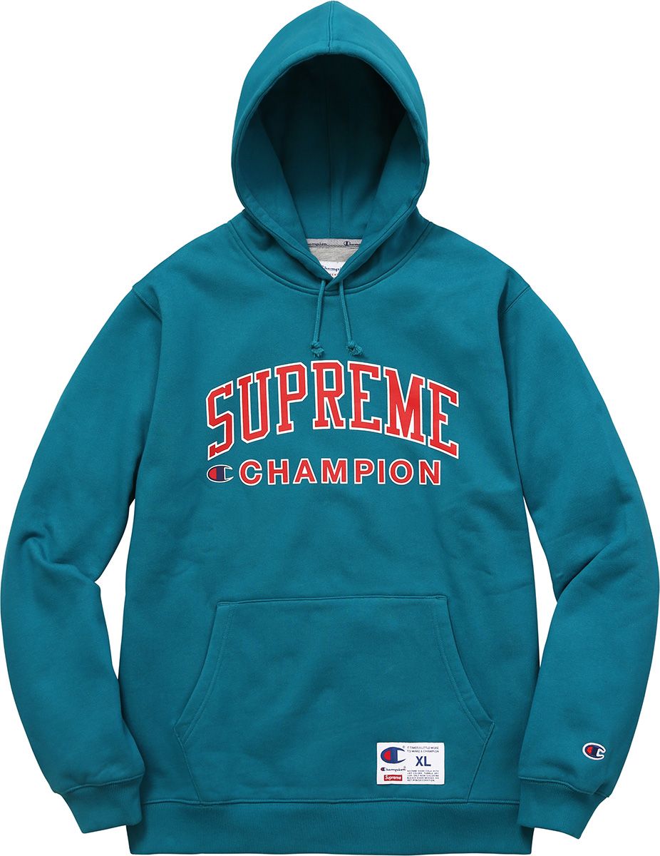 Supreme®/Champion® Hooded Sweatshirt - Spring/Summer 2017 Preview