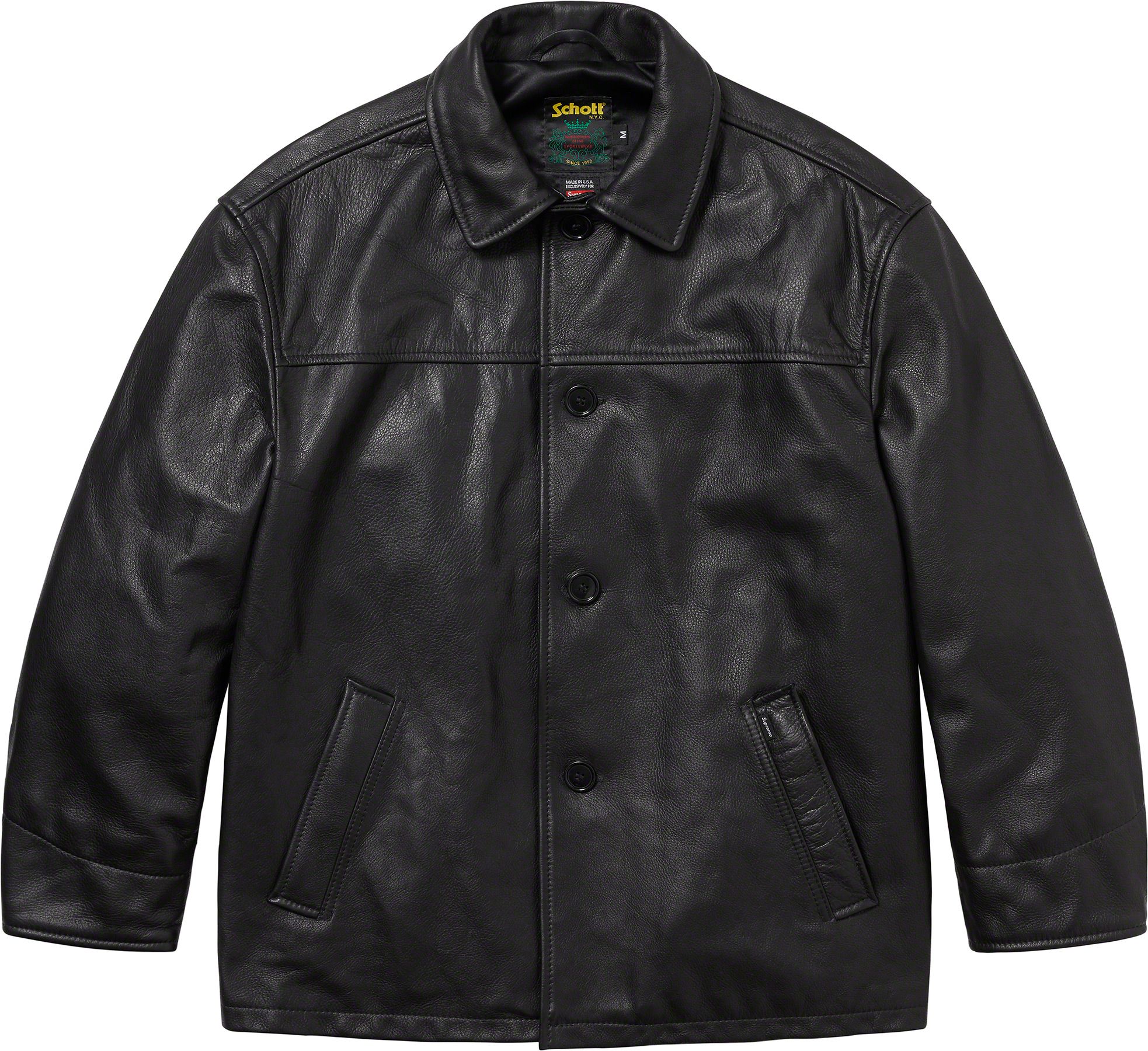 Supreme®/Schott® Leather Car Coat - Fall/Winter 2023 Preview – Supreme