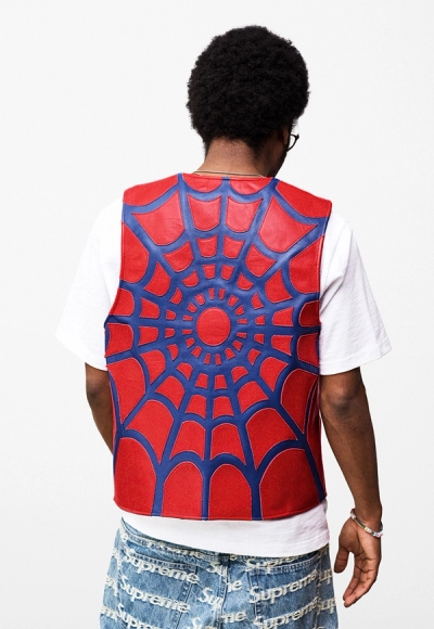 Supreme®/Vanson Leathers® Spider Web Vest, S/S Pocket Tee, Frayed Logos Regular Jean image 36