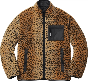 Leopard Fleece Reversible Jacket