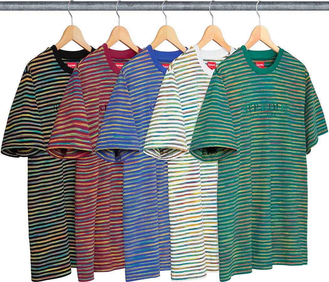 Supreme deals Royal Blue Static Stripe Shirt SS18