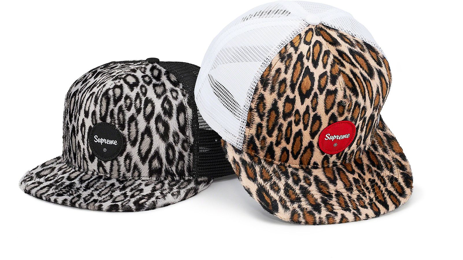 Leopard Mesh Back 5-Panel – Supreme