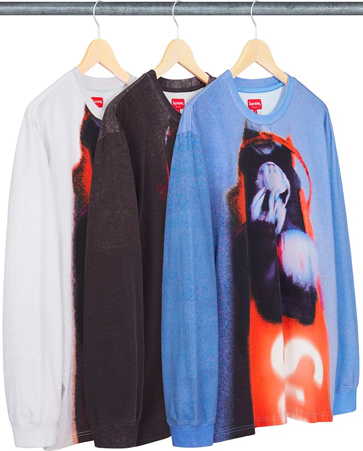 Supreme perspective long sleeve on sale top black