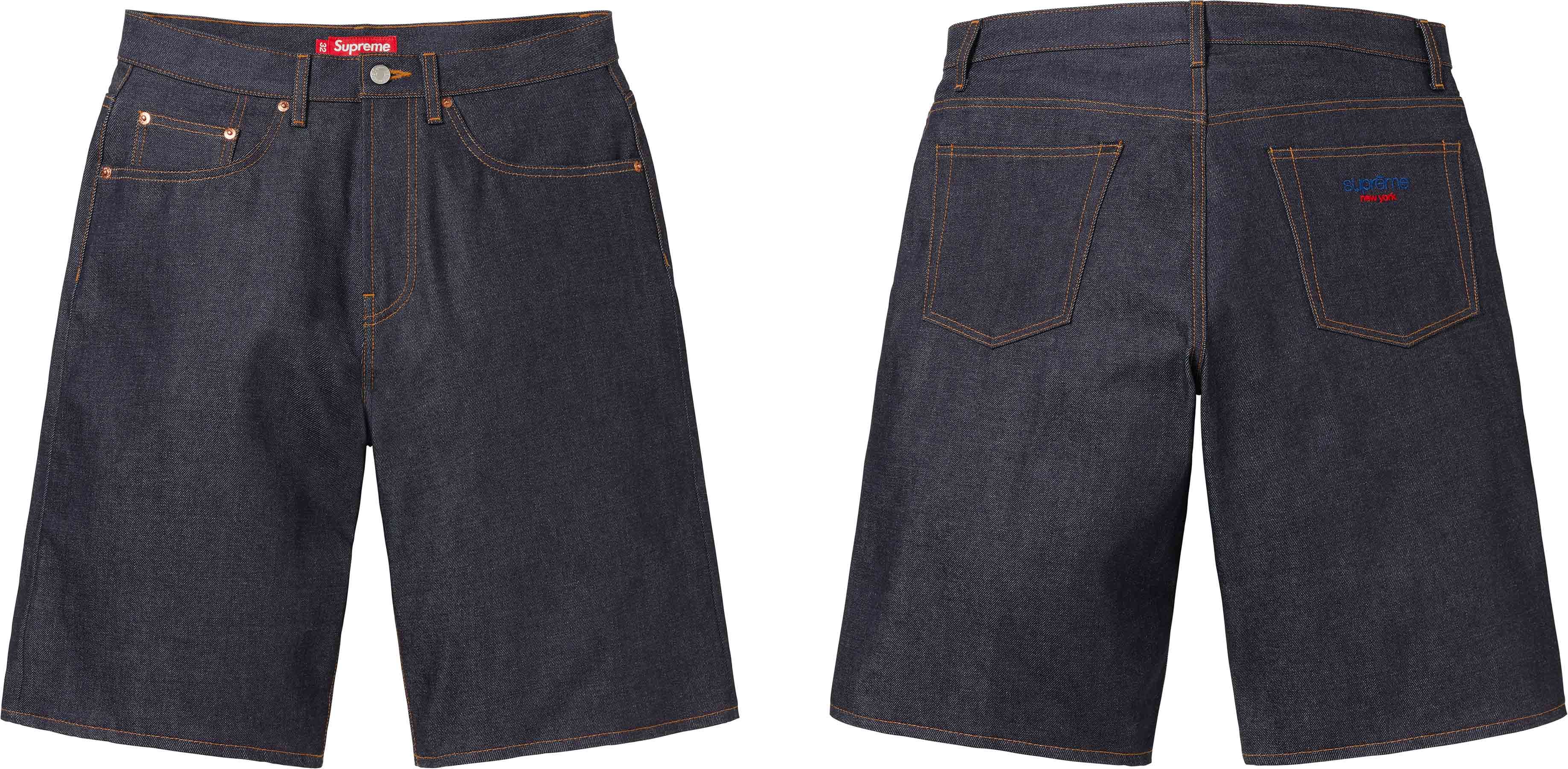 Selvedge denim shorts online