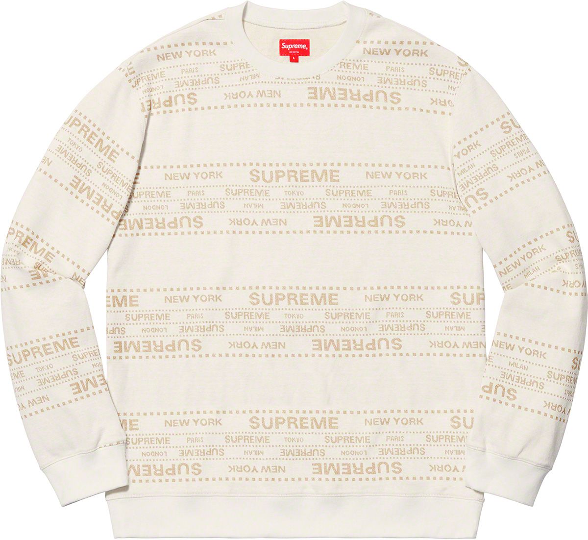 Metallic Jacquard Crewneck – Supreme