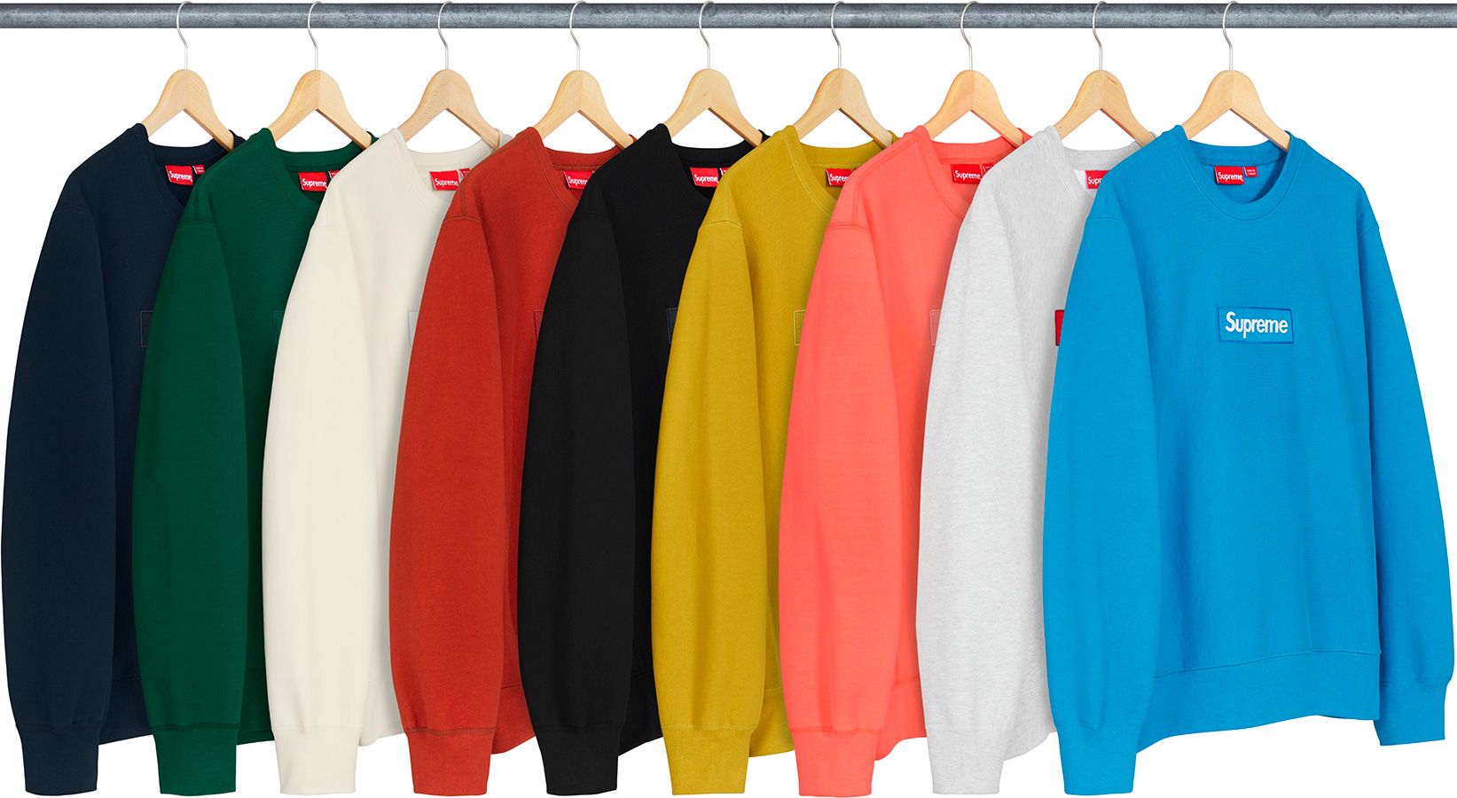 Supreme box logo crewneck sweatshirt sale