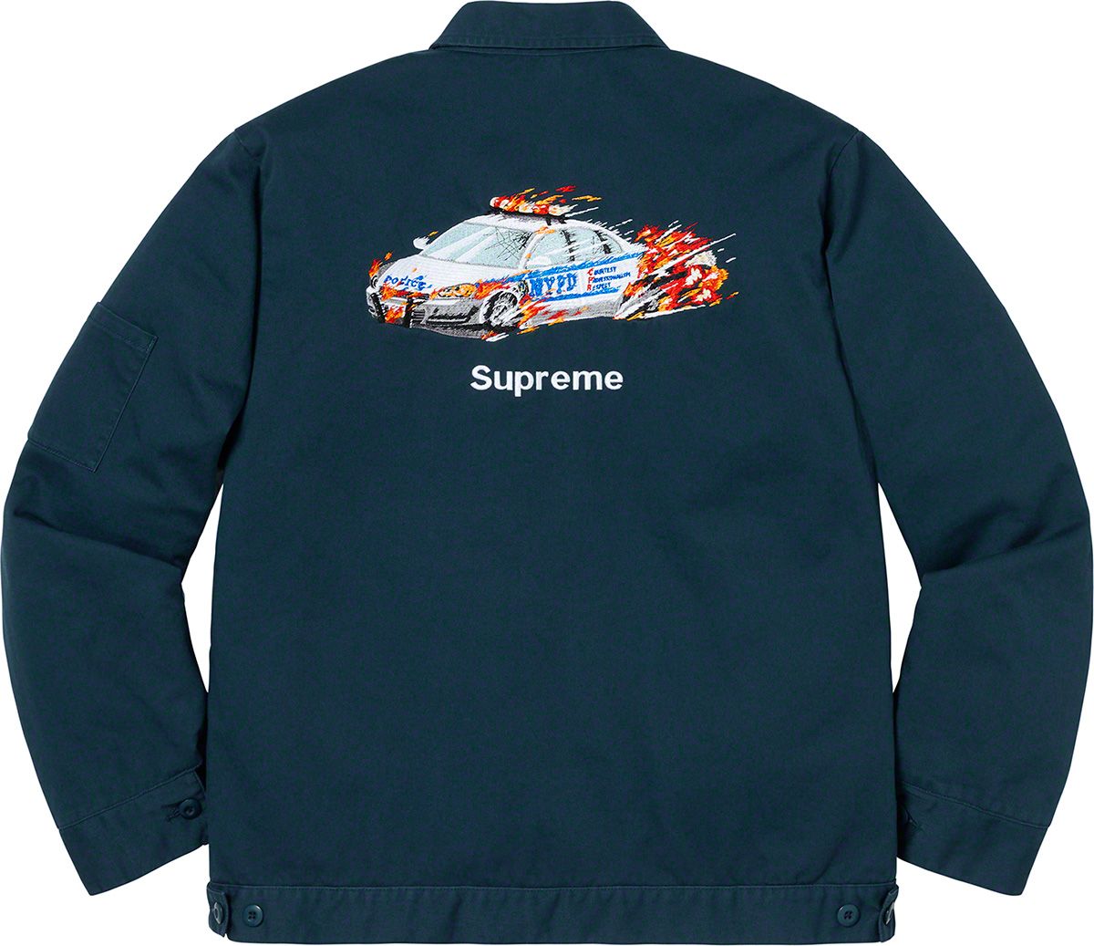 Cop Car Embroidered Work Jacket – Supreme