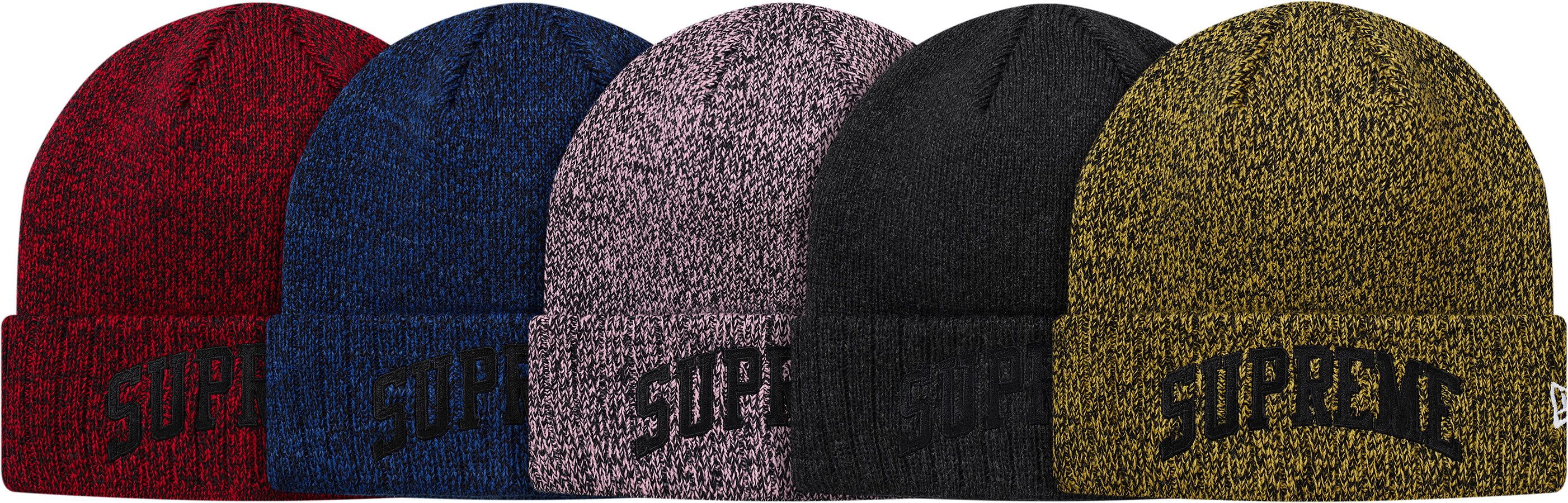 New Era Arc Logo Beanie Supreme