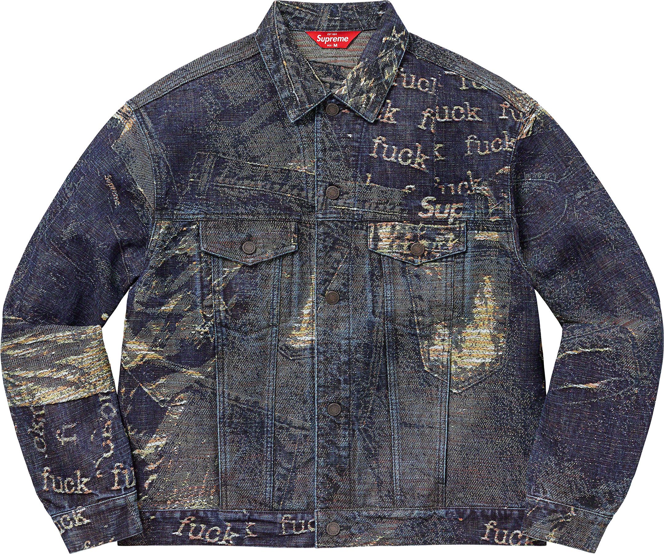 Archive Denim Jacquard Trucker Jacket – Supreme