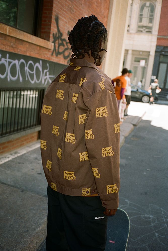 Supreme anti hero jacket on sale