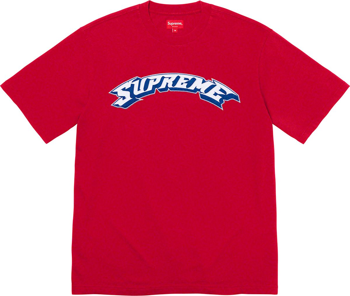 Supreme plaid applique S/S top - Tee - Medium - Blue popular