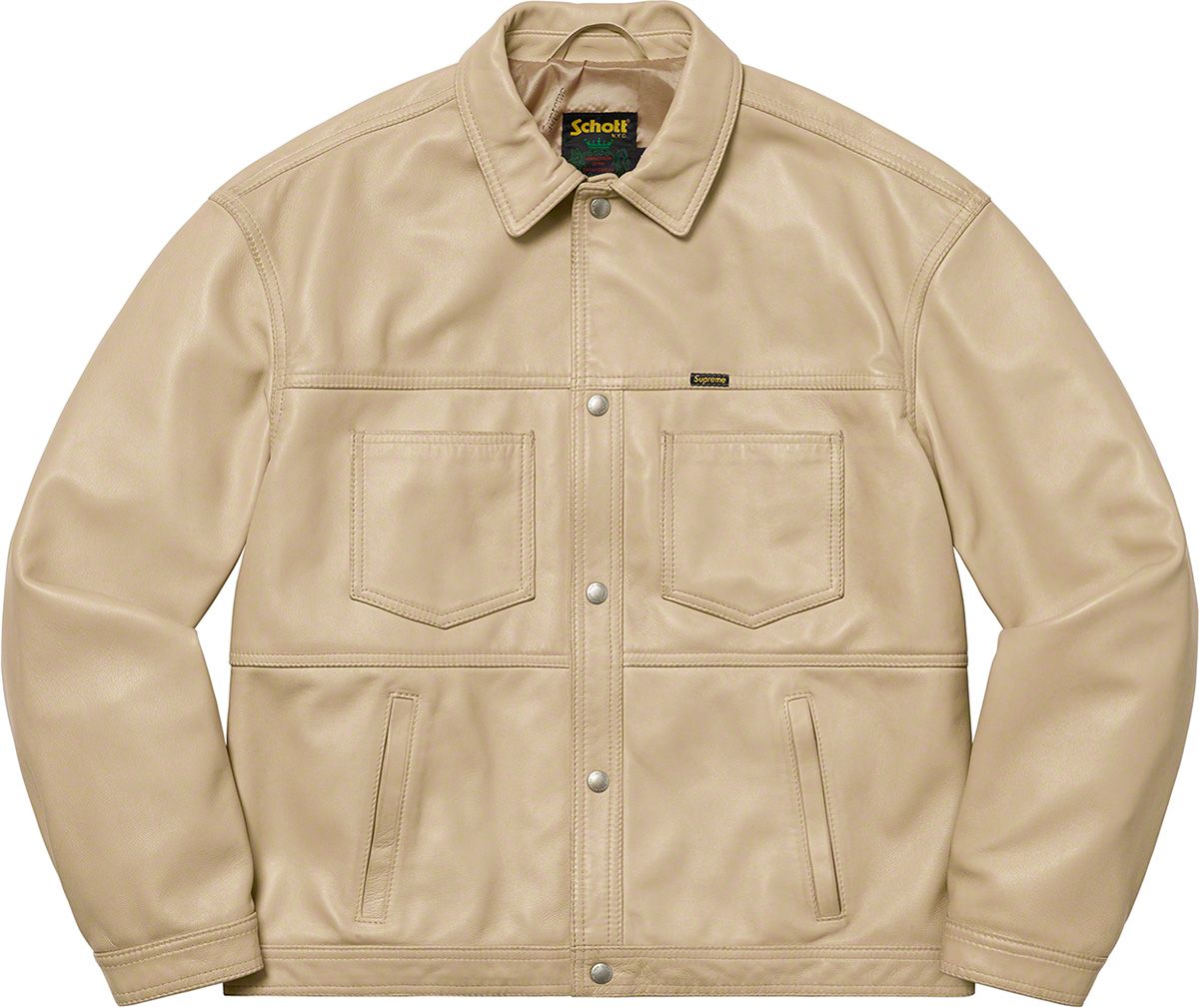 Supreme®/Schott® Leather Work Jacket – Supreme