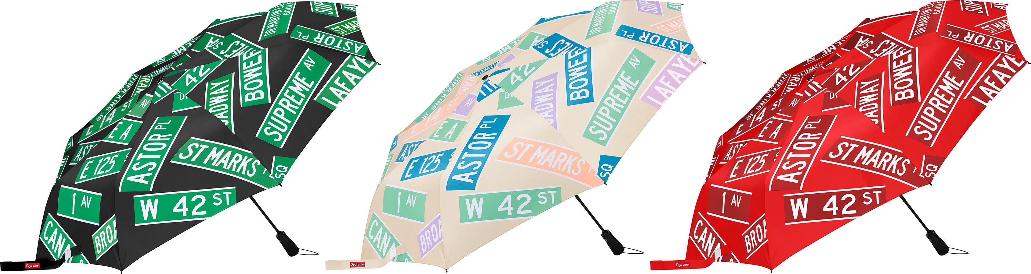 Supreme®/ShedRain® Street Signs Umbrella – Supreme