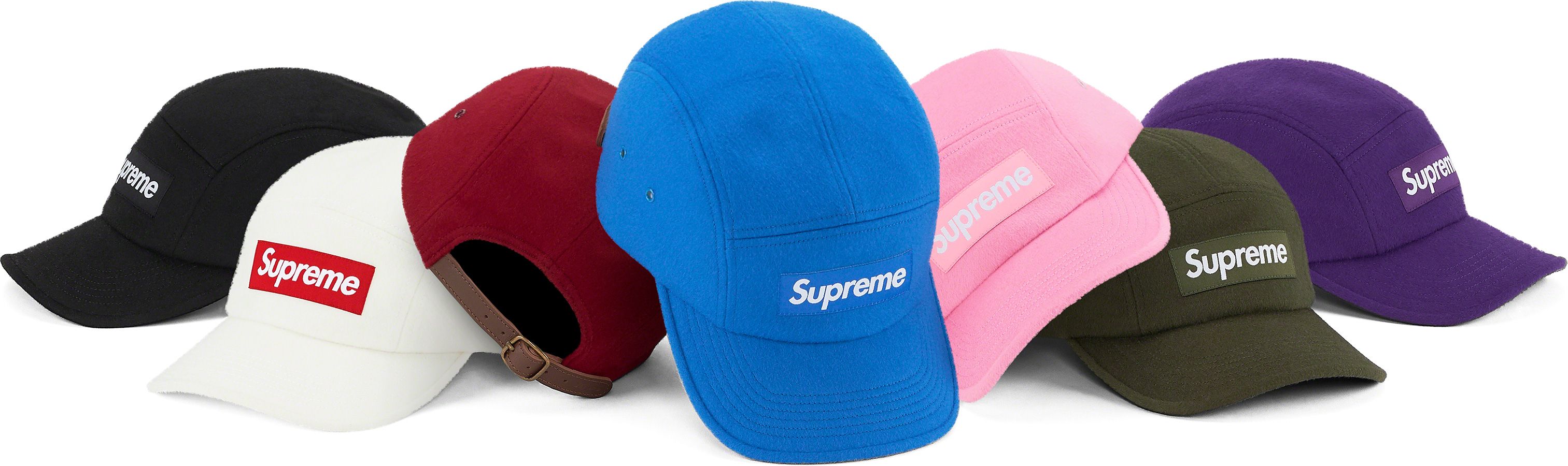 Supreme wool sale camp cap