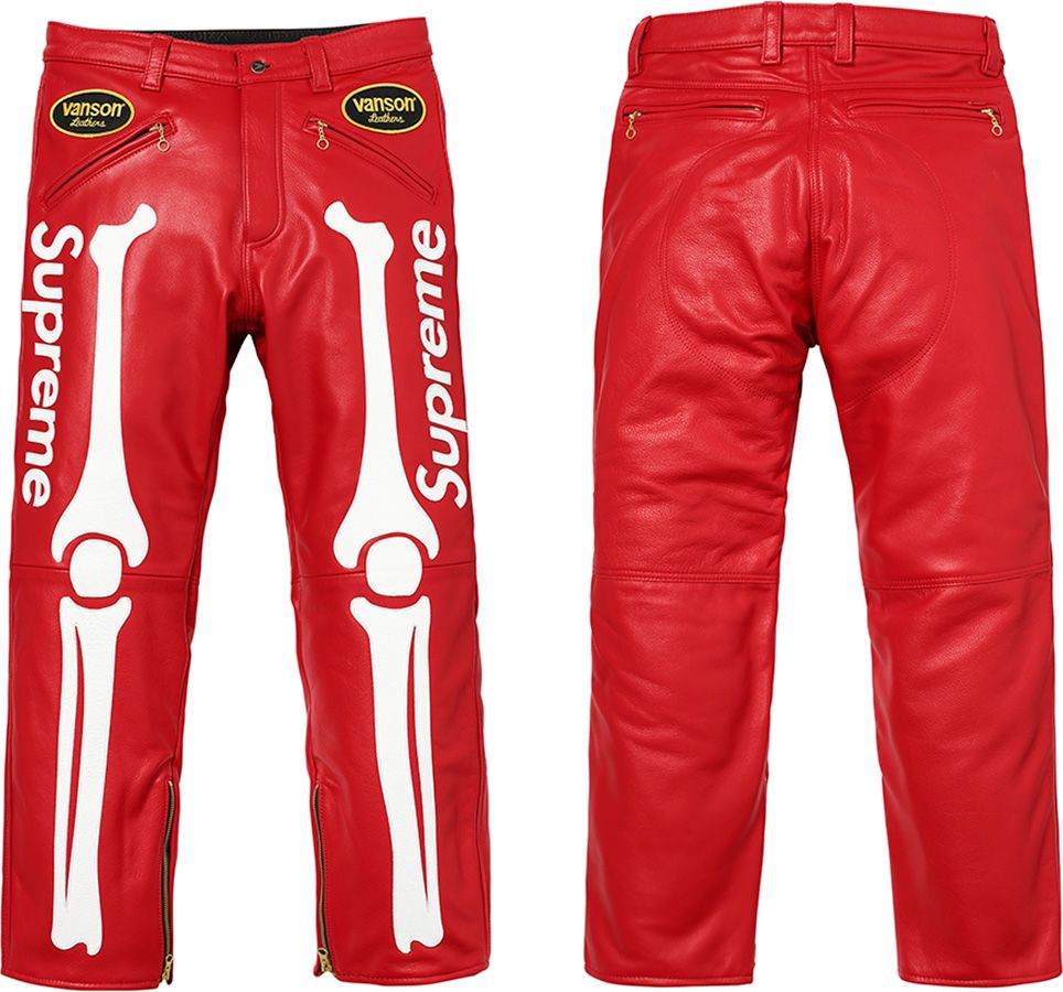 Supreme®/Vanson® Leather Bones Pant – Supreme