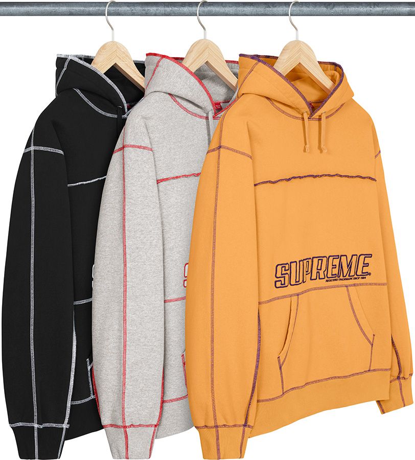 Coverstitch Hooded Sweatshirt – Supreme