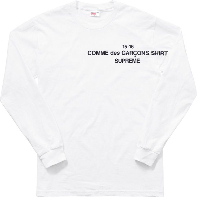 Cdg x supreme tee hotsell