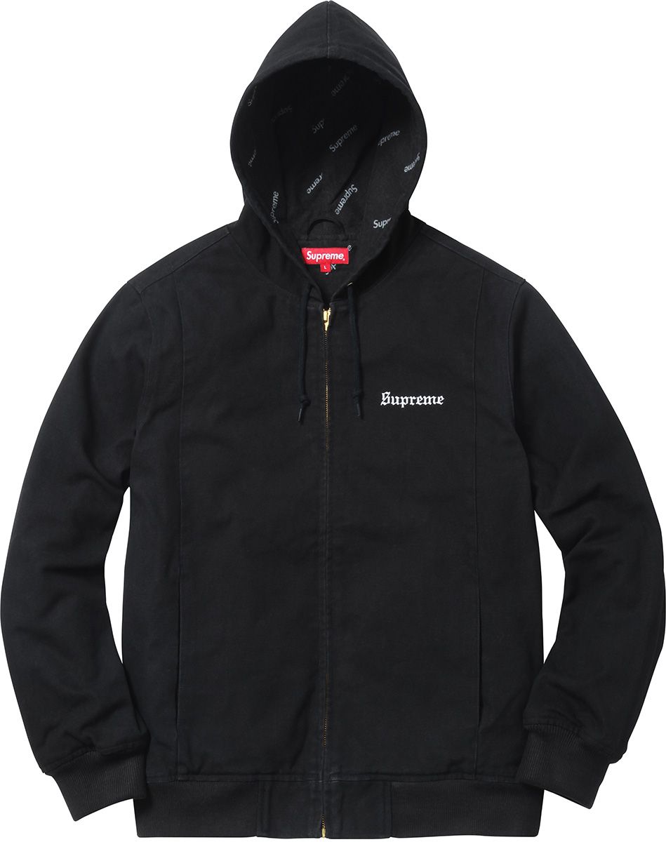 Supreme two tone zip up on sale