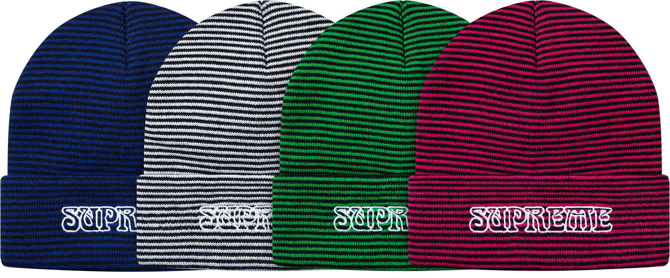 New Era Arc Logo Beanie Supreme