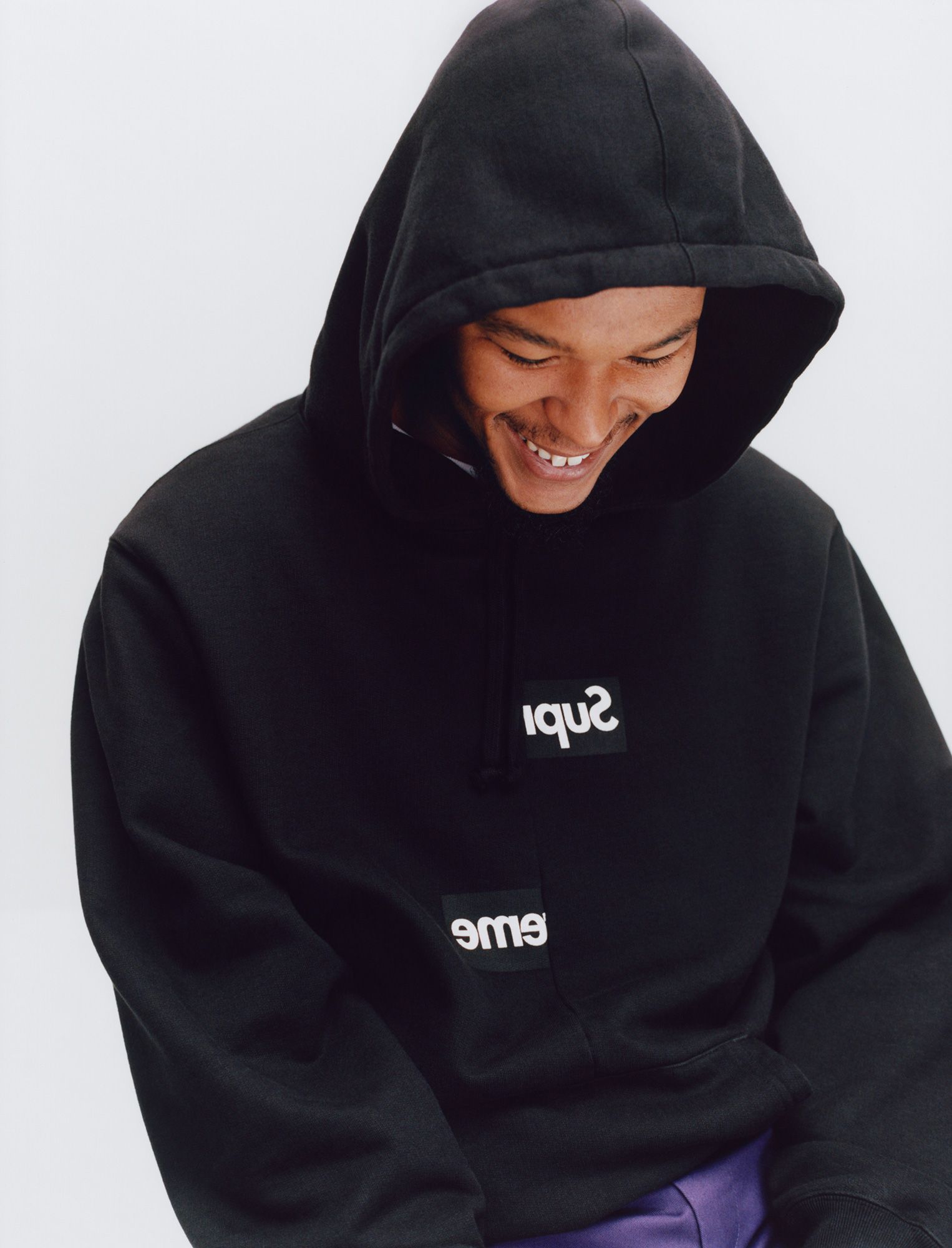 Commes des garcons supreme hoodie online