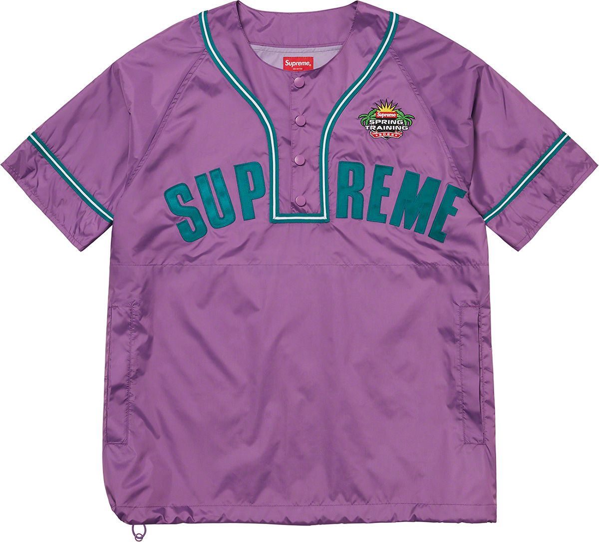 Snap-Off Sleeve L/S Baseball Top – Supreme