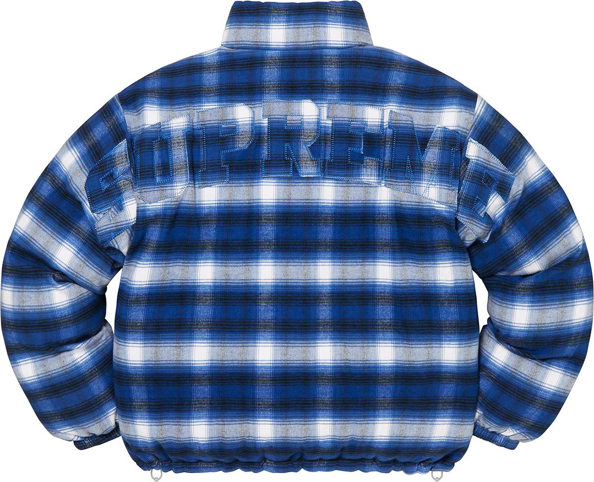 Flannel Reversible Puffer Jacket – Supreme