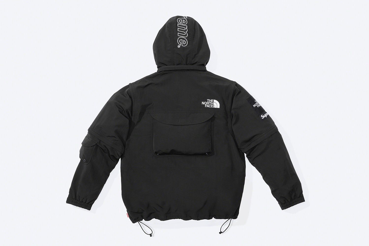 North face supreme black jacket sale