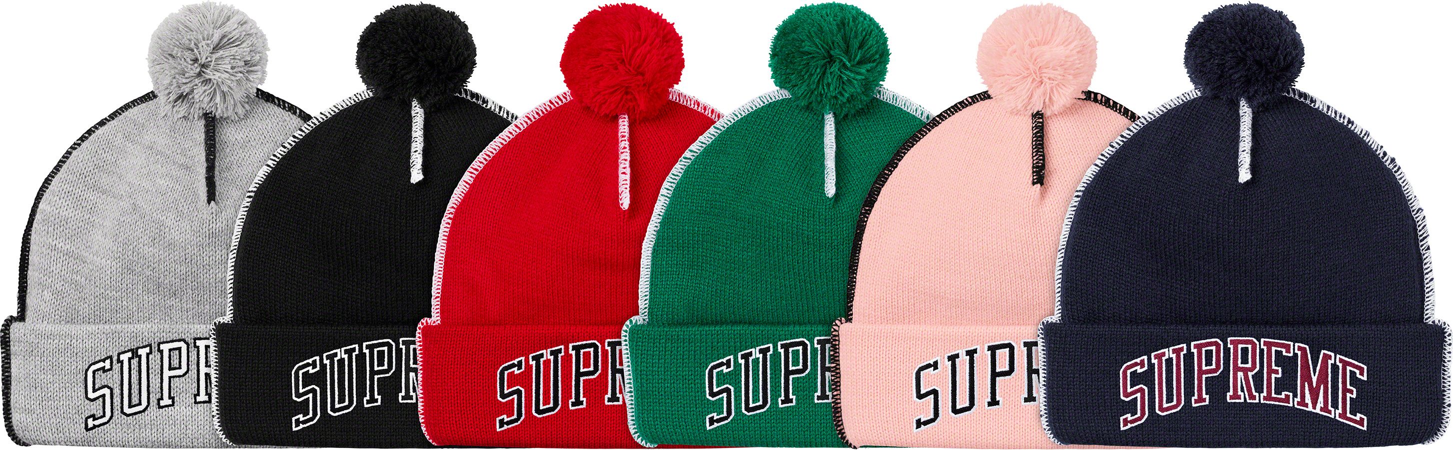 Supreme online Contrast Stitch Beanie *Black*