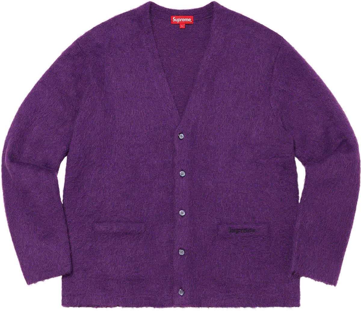 Brushed Mohair Cardigan – Supreme