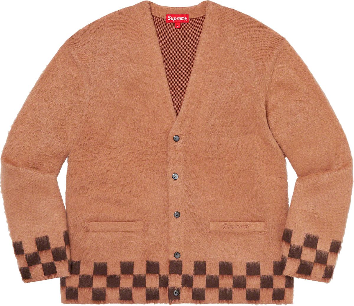 Brushed Checkerboard Cardigan – Supreme