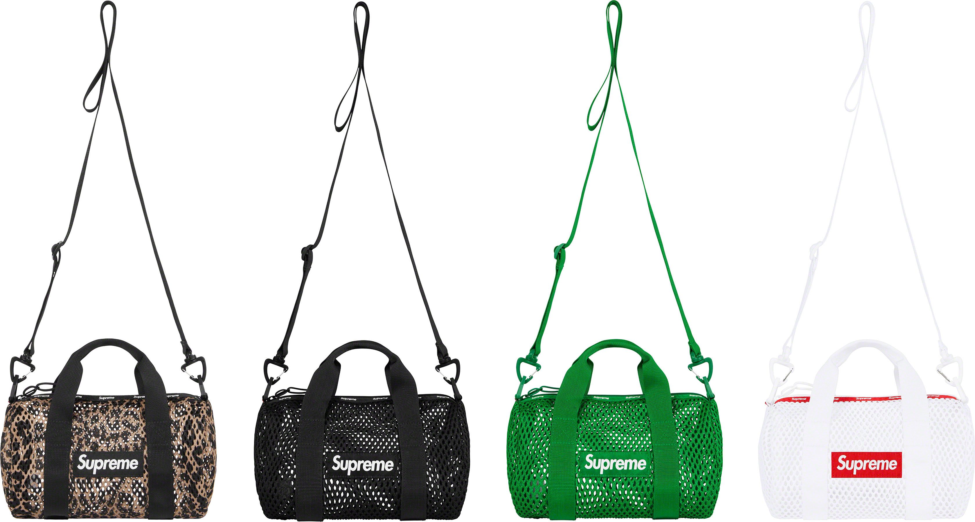 Supreme mesh duffle bag on sale